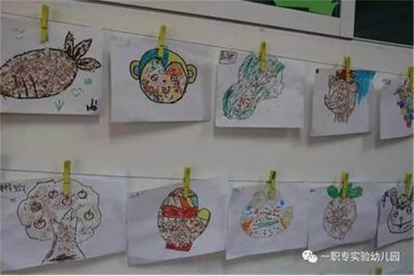 蛋壳粘贴画