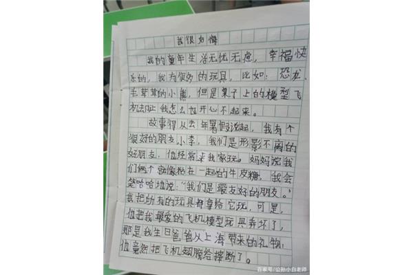 优秀作文100字