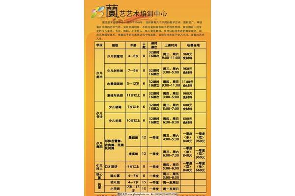 画室收费标准