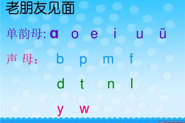 声母y的写法