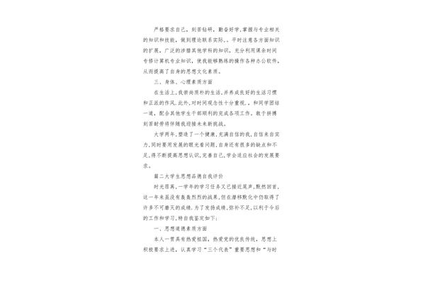 个人政治表现