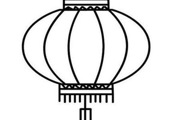 灯笼简笔画