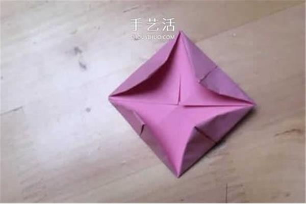 纸陀螺的折法