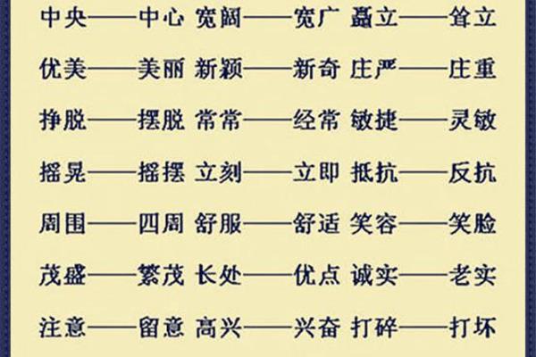 另外的近义词