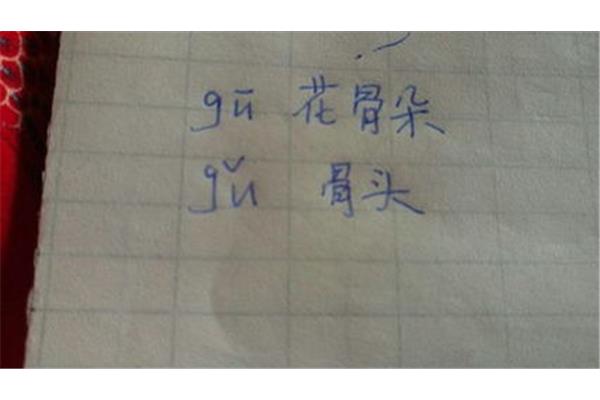 骨是多音字吗