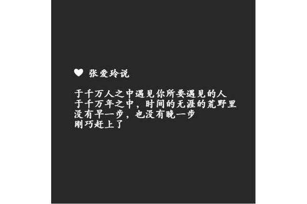 你若懂我经典语录