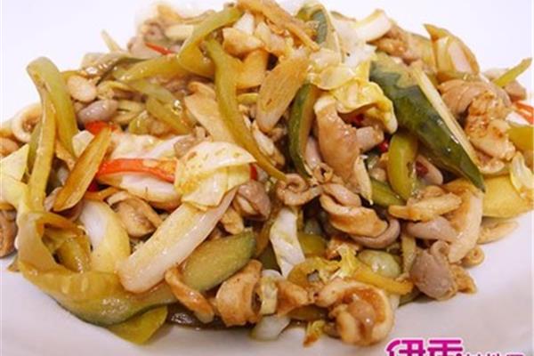 猪肚炒什么好吃