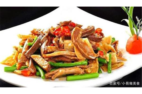 猪肚炒什么好吃