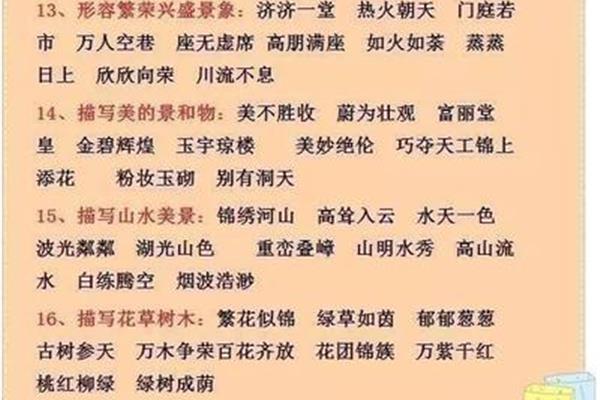 形容繁华的成语