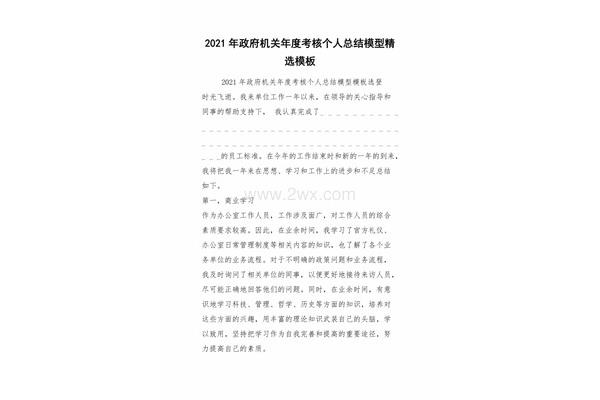 个人年度总结
