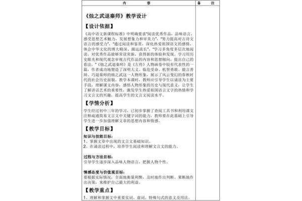 烛之武退秦师教案