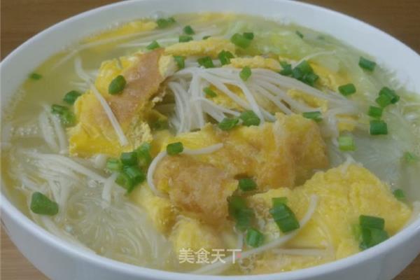 鸡蛋粉丝汤