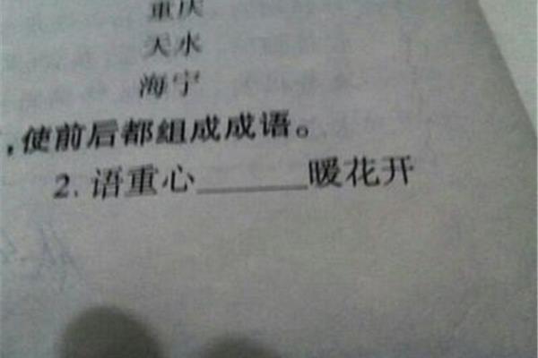 语重心什么成语