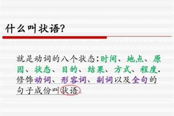 副词修饰什么词