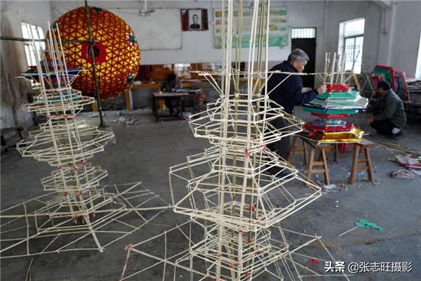 花灯制作过程