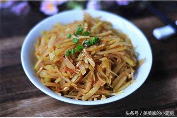 我学会了炒土豆丝