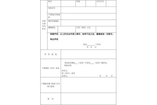 个人声明书