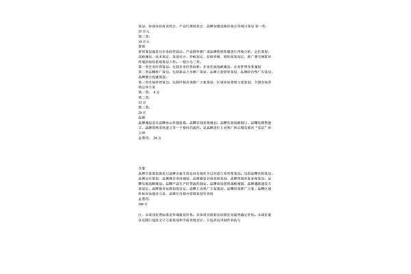 项目策划方案