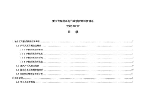 项目策划方案