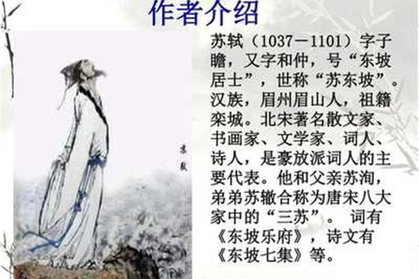 题西林壁的作者