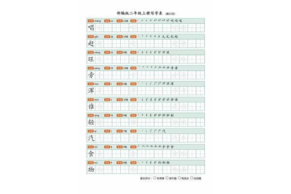 唱歌的歌的笔顺