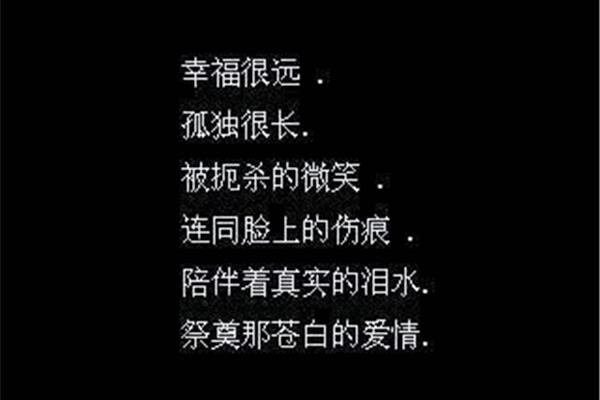 关于孤独的名言