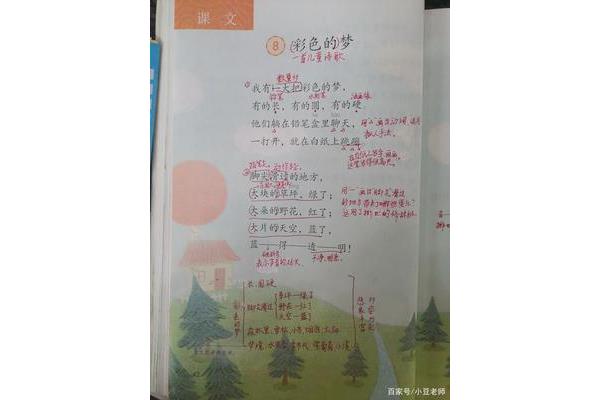 彩色的梦课文