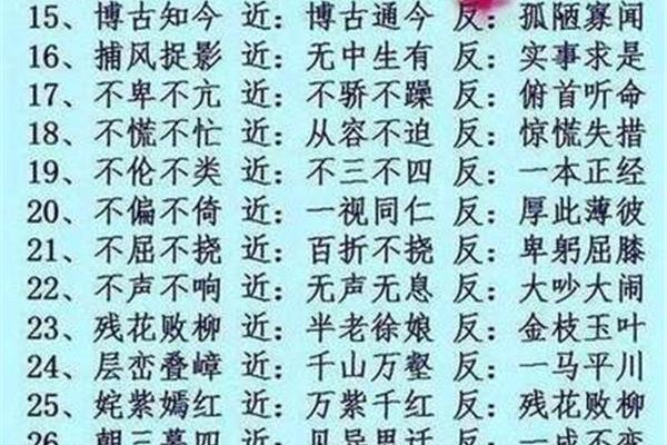 100个成语