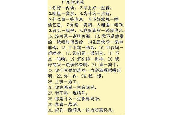 粤语早上好怎么说