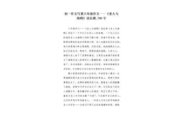 描写海的作文