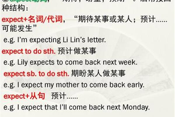 盼望的英文