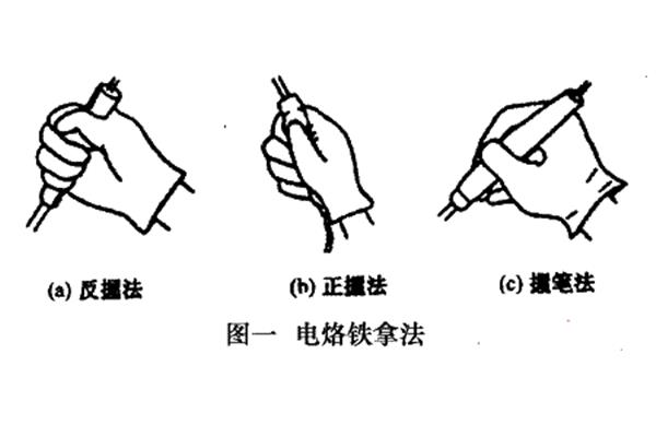 电烙铁的使用方法