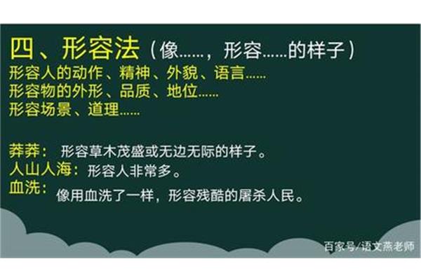 形容人外貌的词语