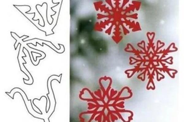 雪花剪纸简单