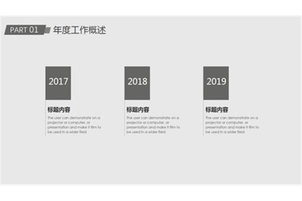 年度工作概述