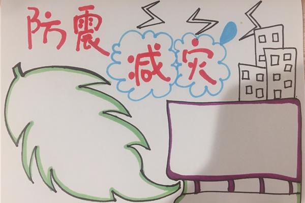 关于地震的手抄报