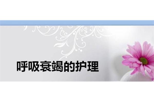 呼吸衰竭名词解释