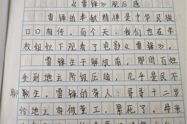 雷锋的观后感