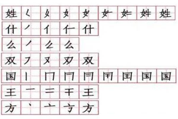 里的笔画笔顺