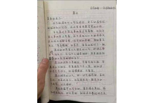 见字如面作文