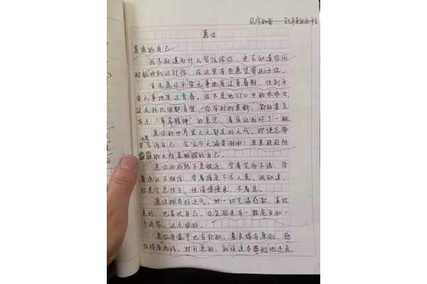 见字如面作文