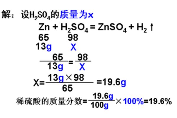 质量分数怎么求