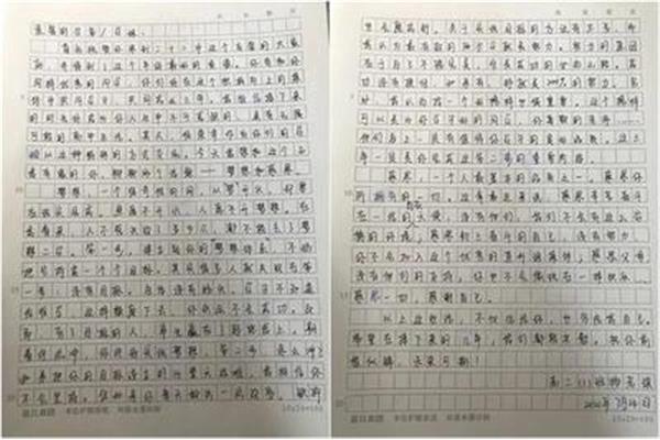 见字如面作文