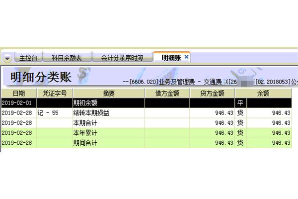 结转损益会计分录