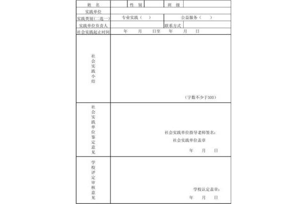 社会实践活动鉴定