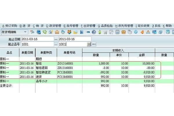 冲暂估的会计分录