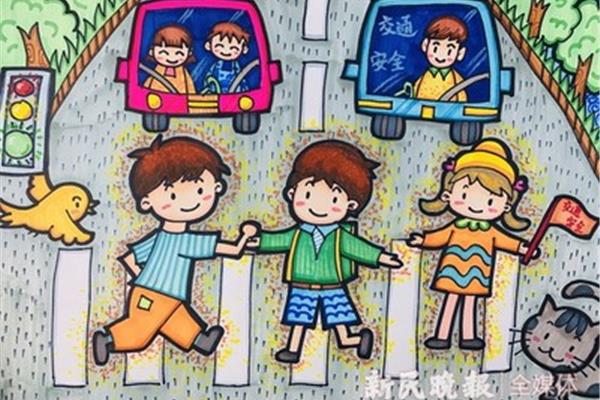 交通画儿童画大全
