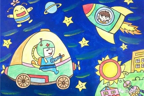 未来汽车科幻画