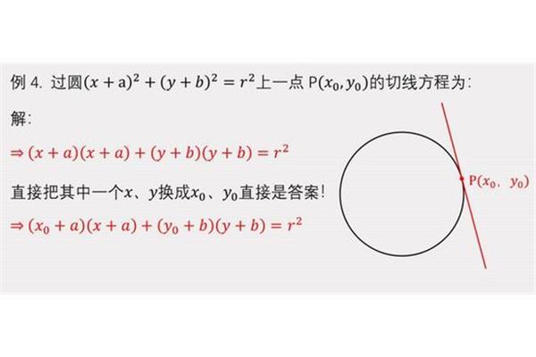 圆的一般方程公式