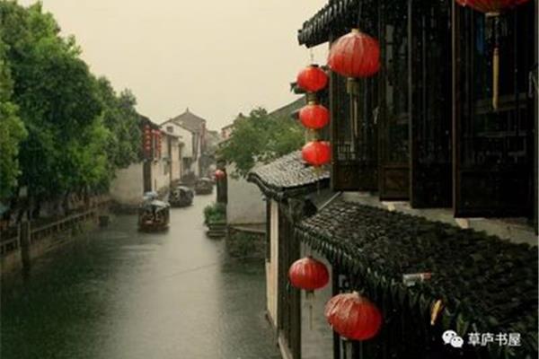 烟雨江南诗句